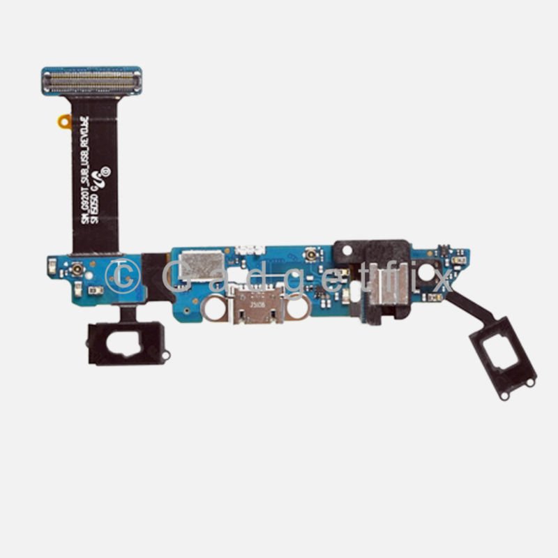 Samsung Galaxy S6 G920T Headphone Jack Charger Port Home & Sensor Key Mic Flex, 231642667378