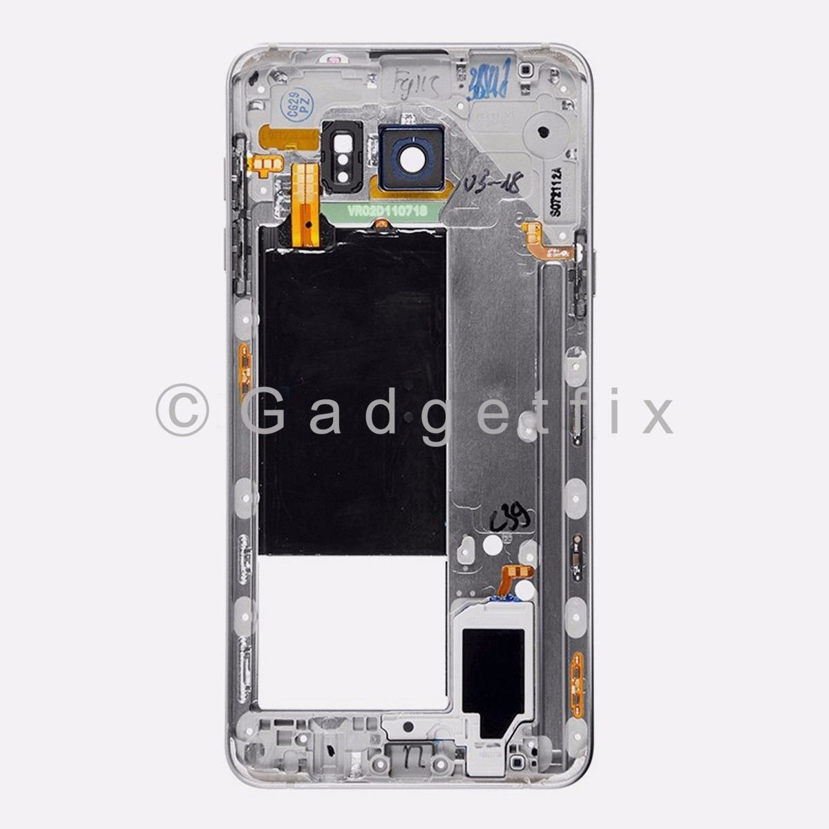 Black Samsung Galaxy Note 5 N920A N920T N920V N920P Middle Housing Frame Bezel Mid Chassis