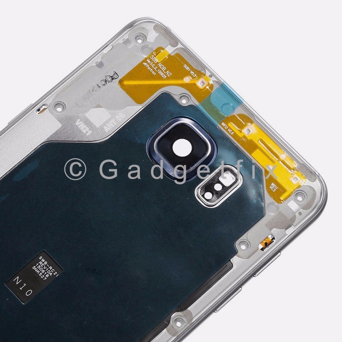Black Samsung Galaxy Note 5 N920A N920T N920V N920P Middle Housing Frame Bezel Mid Chassis