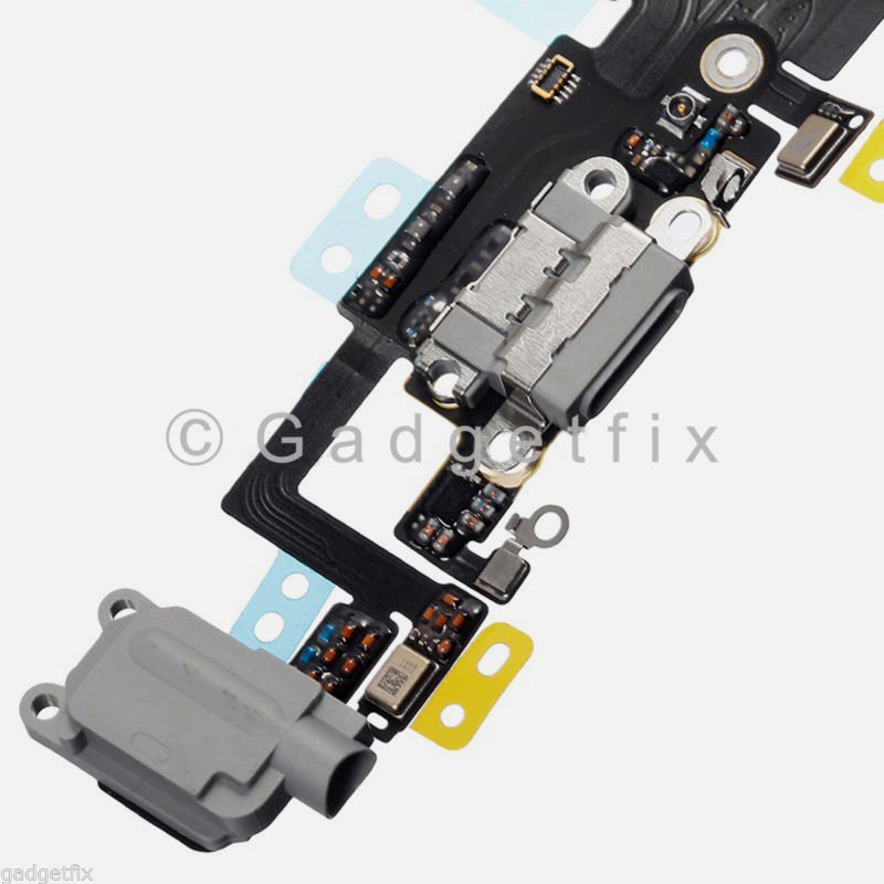 Charger Charging Port Earpiece Mic Flex Cable For iPhone 6S Plus 5.5" Dark Gray