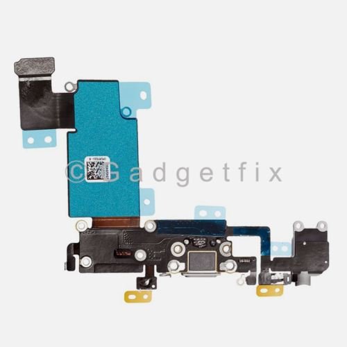 Charger Charging Port Earpiece Mic Flex Cable For iPhone 6S Plus 5.5" Light Gray