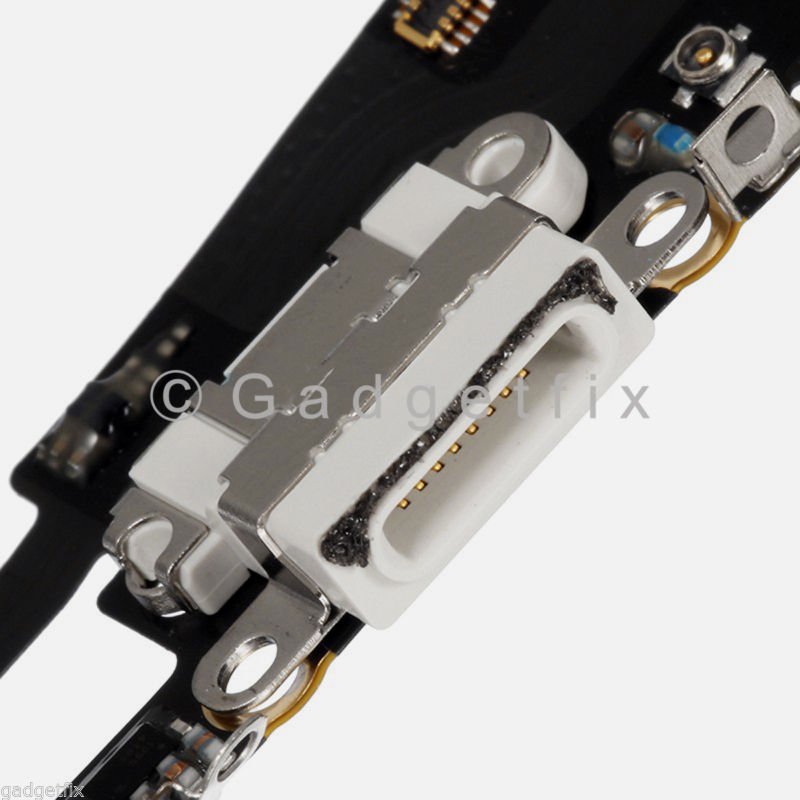 Charging Port Charger Dock Headphone Audio Flex Cable for iPhone 6S Plus White