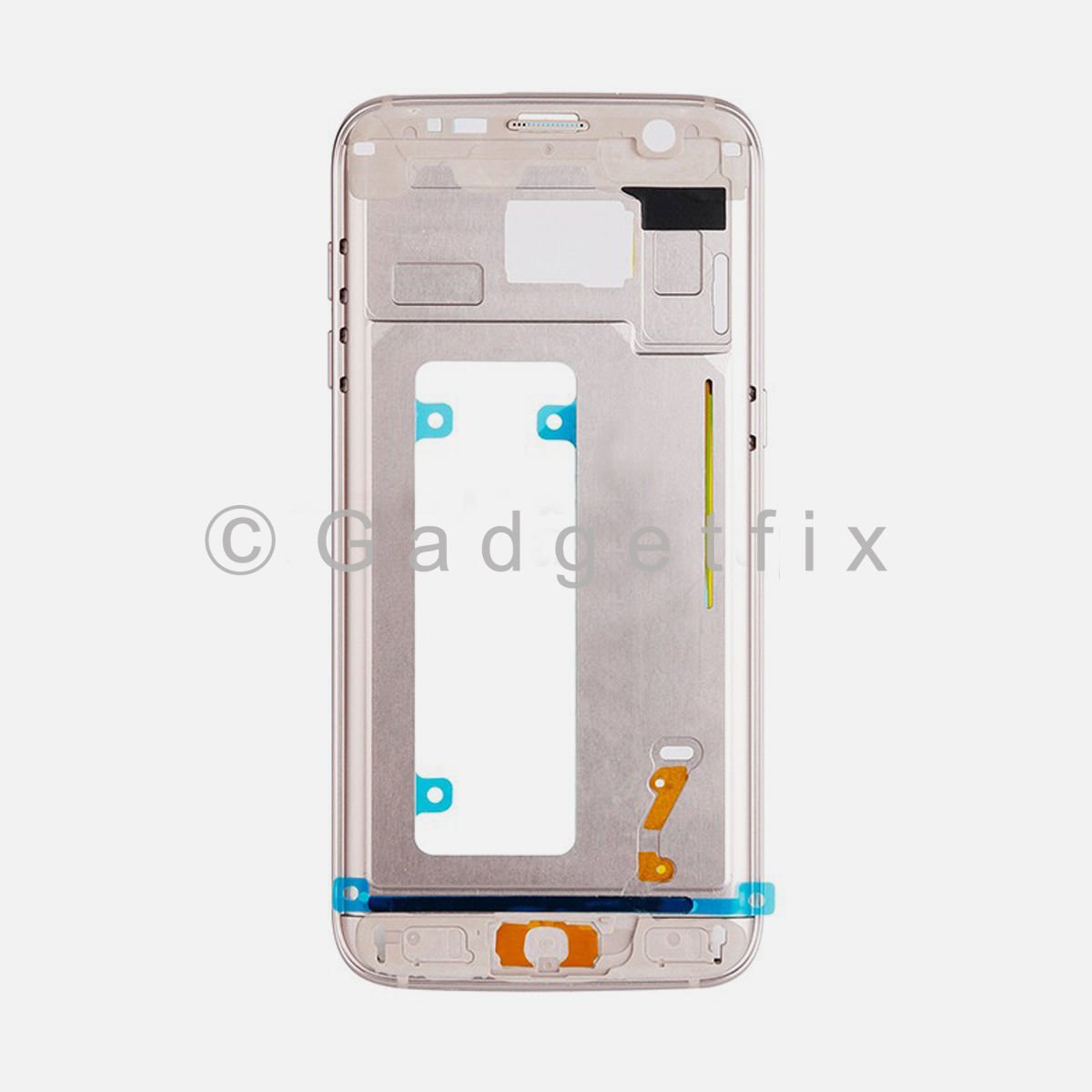 Gold Samsung Galaxy S7 Edge LCD Holder Middle Housing Frame Bezel Mid Chassis