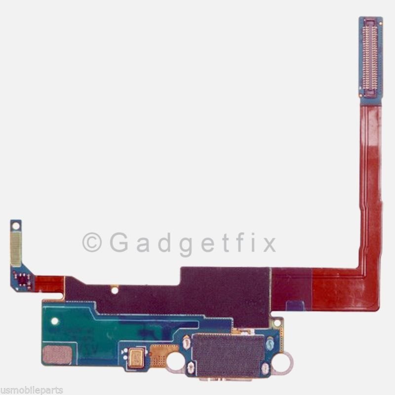 US Samsung Galaxy Note 3 N900V USB Flex Cable Charger Charging Dock Port + Mic