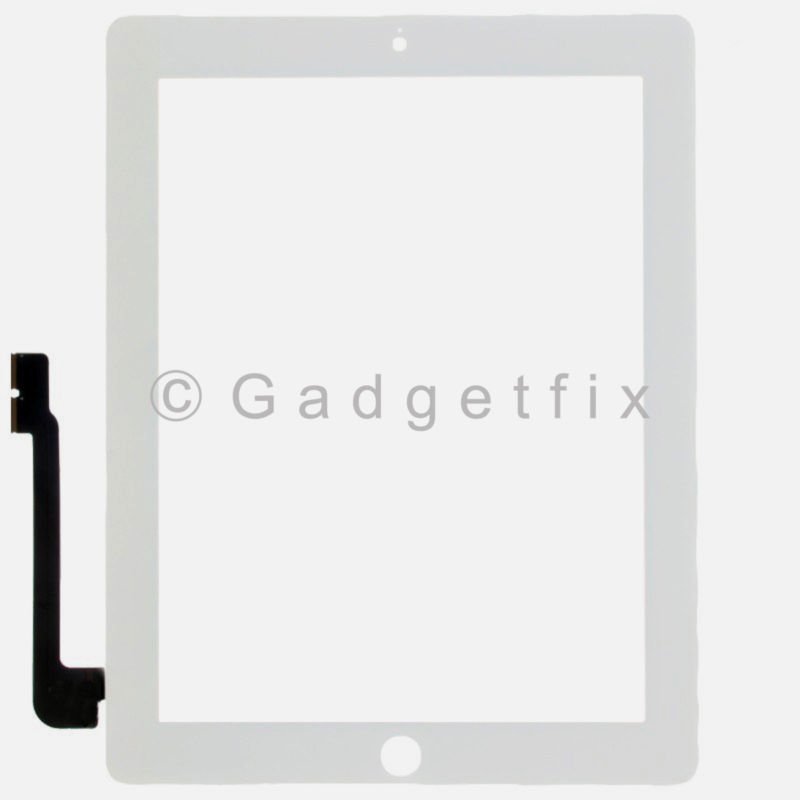 Schermo LCD Lunetta Adesivo supporto dei frame per iPad 3 iPad 4 a1430 a1458 Bianco Regno Unito 