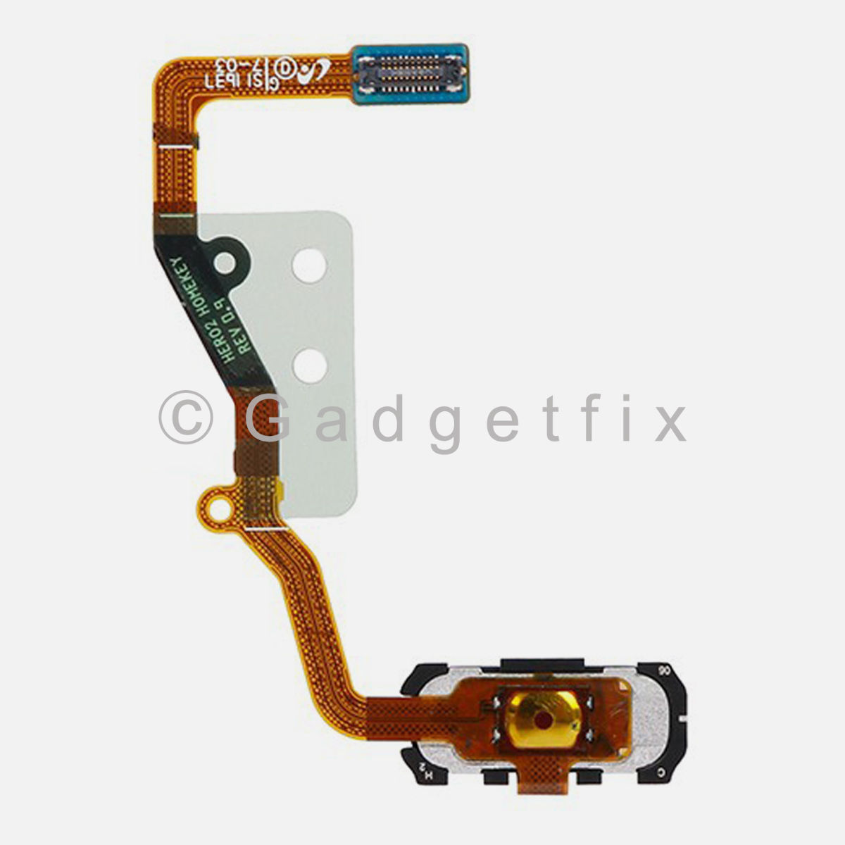 Black Home Button with Flex Cable Replacement Parts For Samsung Galaxy S7 Edge