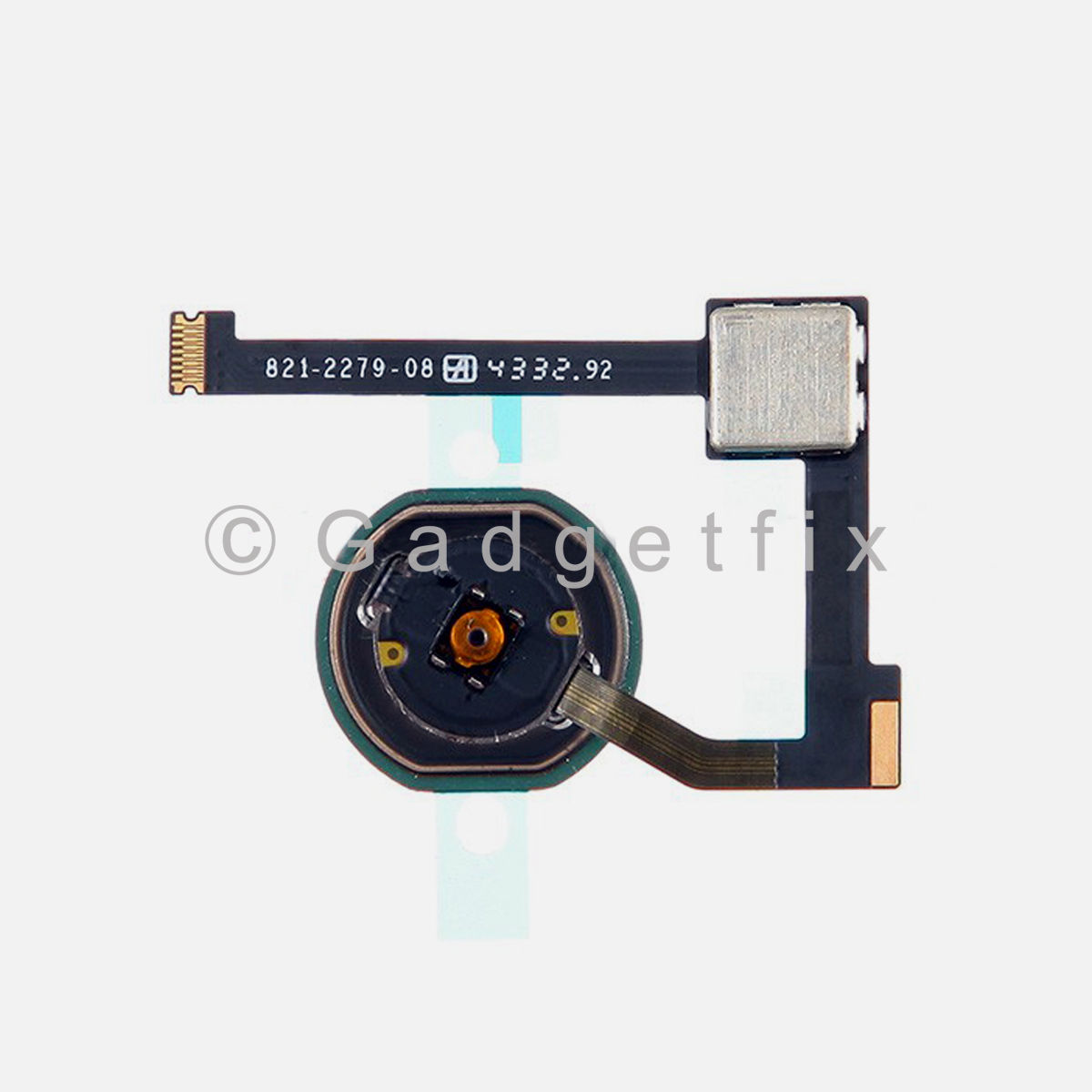 Black Home Menu Button Flex Cable Replacement Part for iPad Pro 12.9 A1584 A1652