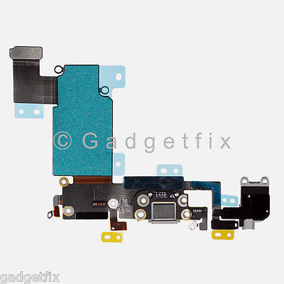 Charger Charging Port Earpiece Mic Flex Cable For iPhone 6S Plus 5.5" Dark Gray