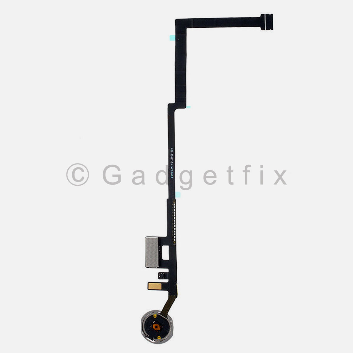 White | Gold Home Button Key Flex Cable Connector For iPad 5th Gen 9.7" 2017 A1822 A1823