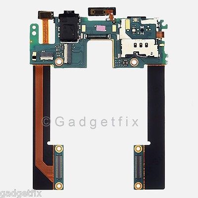 HTC Droid DNA Butterfly Headphone Jack Simcard Sim Slot Holder Power Flex Cable
