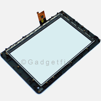 Huawei MediaPad s7-301 S7-303u Outer Glass Touch Digitizer Screen Panel + Frame
