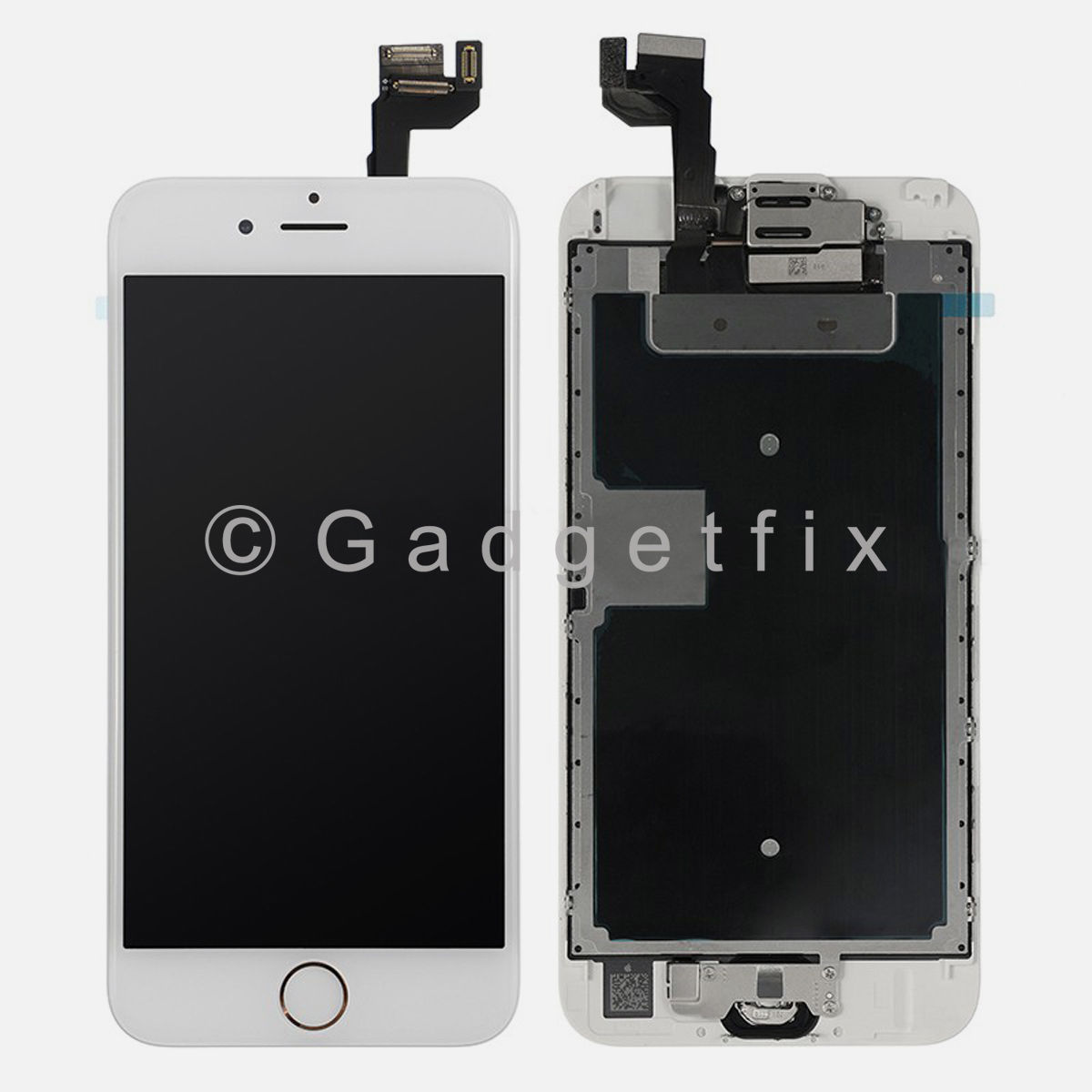 LCD Screen Touch Screen Digitizer + Gold Home Button + Frame for iphone 6S Plus