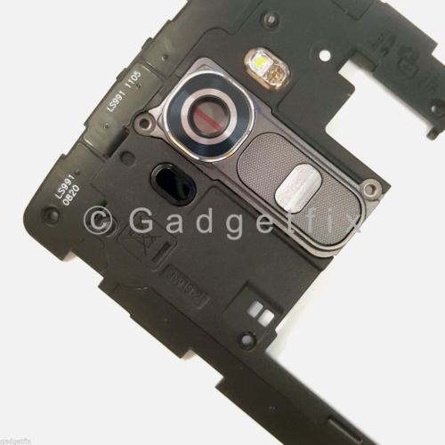 LG G4 H810 H811 H815 VS986 LS991 F500L Mid Rear Frame Camera Lens Loud Speaker