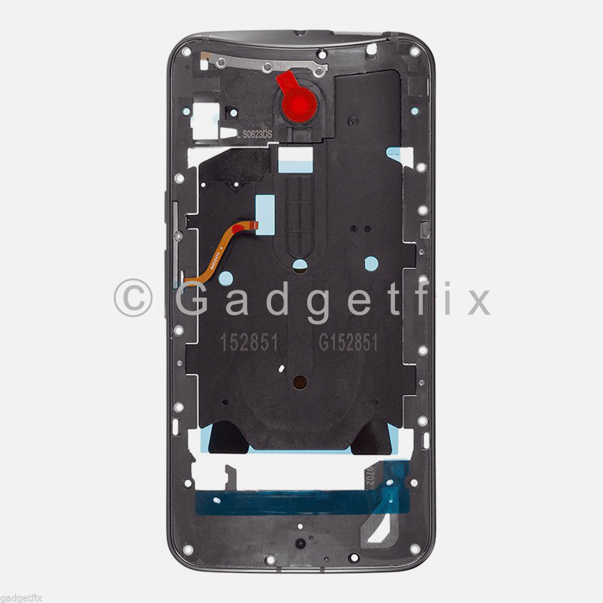 Middle Bezel Frame Housing + NFC Power Flex For Motorola Moto X Pure Edition XT1575