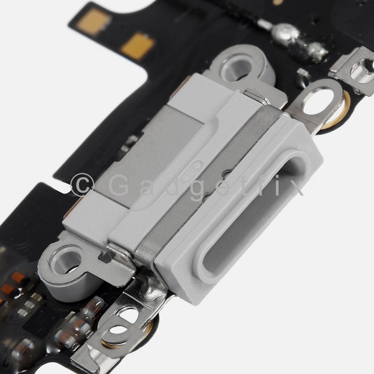 Light Gray Charging Charger Port Dock Headphone Jack Mic Flex Cable for Iphone 6S