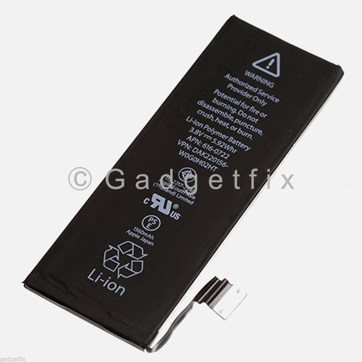 OEM Genuine Li-ion Battery Replacement 1560mAh For Apple 