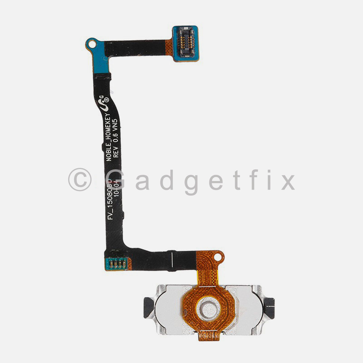 Gold Menu Home Button Flex Cable Replacement Parts For Samsung Galaxy Note 5
