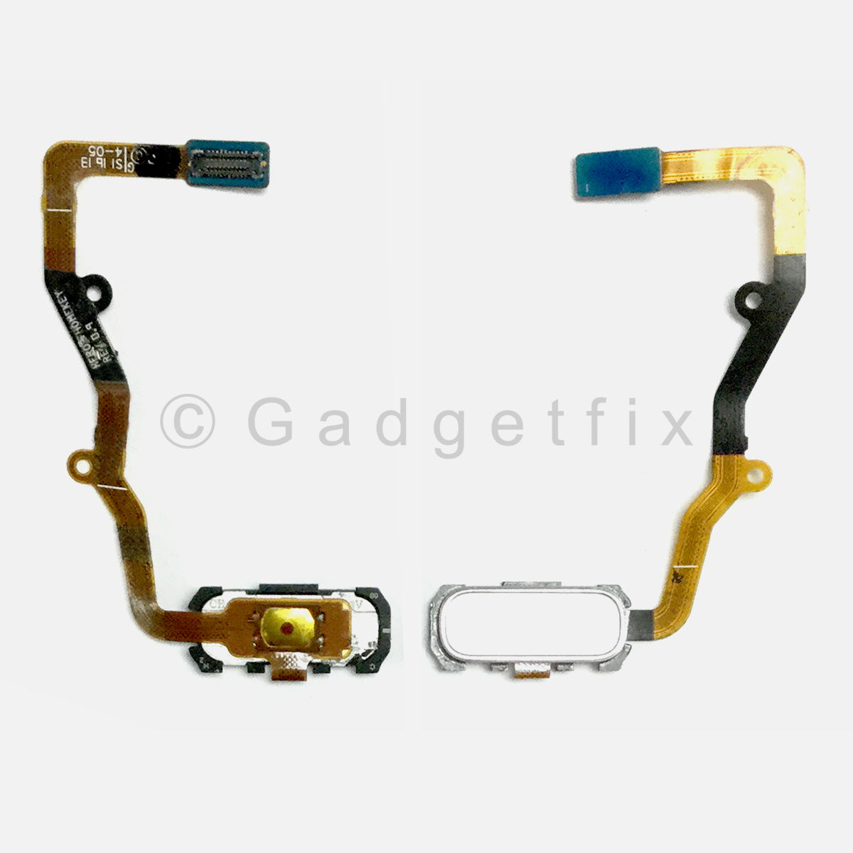 Silver Home Button Flex Cable Replacement Parts For Samsung Galaxy S7 Edge G935