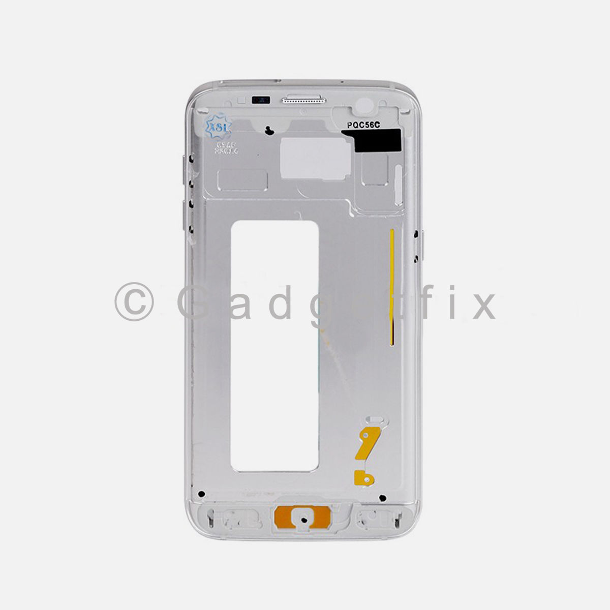 Silver Samsung Galaxy S7 Edge LCD Holder Middle Housing Frame Bezel Mid Chassis
