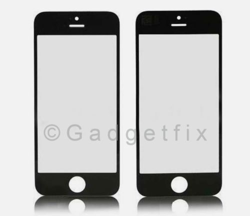 USA Black Front Outter Top Glass Lens Cover Screen Repair Part for iphone 5S