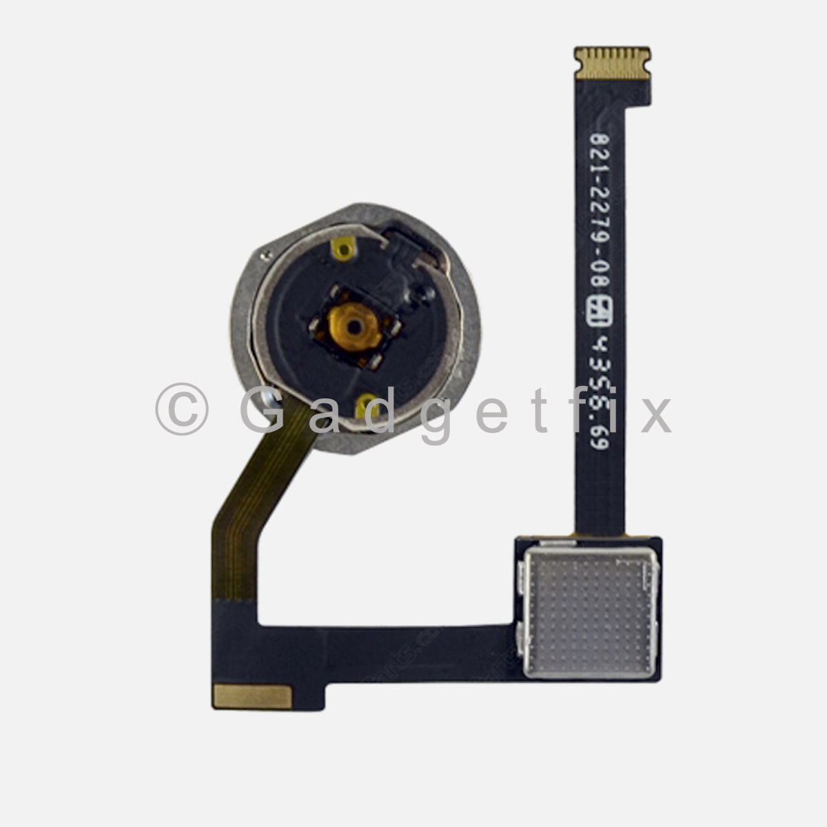 Black Home Menu Button Fingerprint Sensor Flex For iPad Mini 4 A1538 A1550