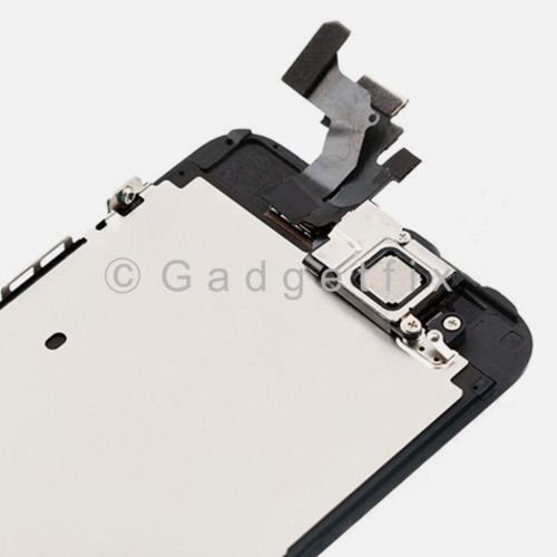 Black Touch Screen Digitizer LCD Display + Button + Camera for iPhone 5