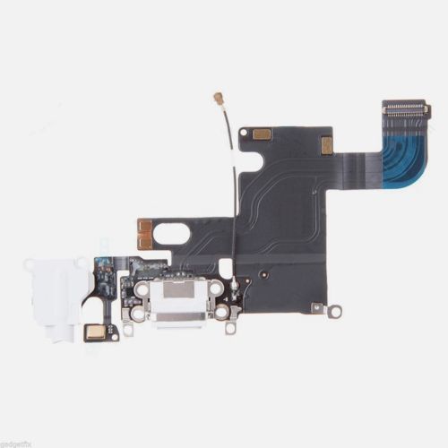 Charging Charger Port Dock Headphone Jack Mic White Flex Cable for Iphone 6