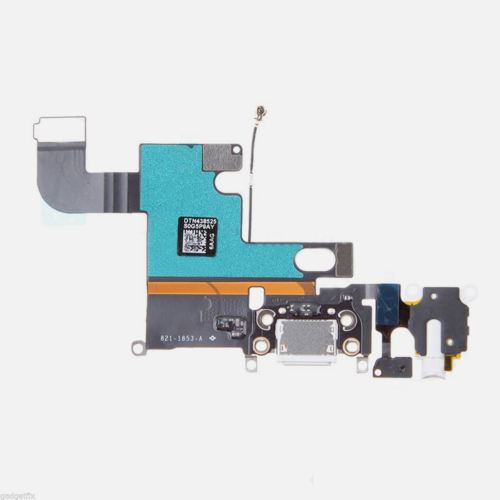 Charging Charger Port Dock Headphone Jack Mic White Flex Cable for Iphone 6