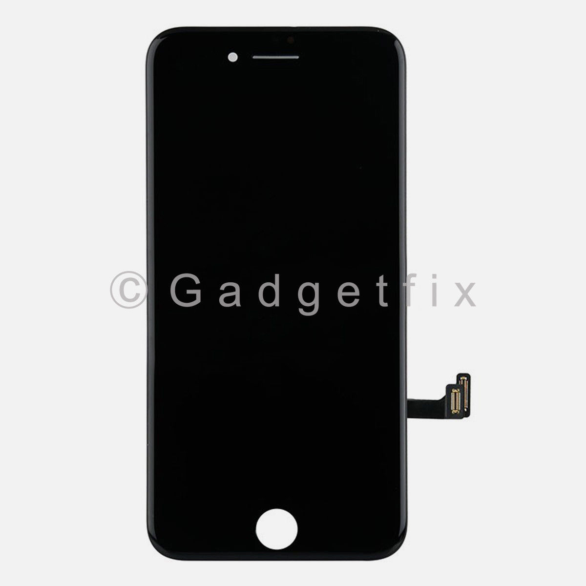 Black LCD Display Touch Screen + Frame + Steel Plate For iPhone 8 | SE 2020