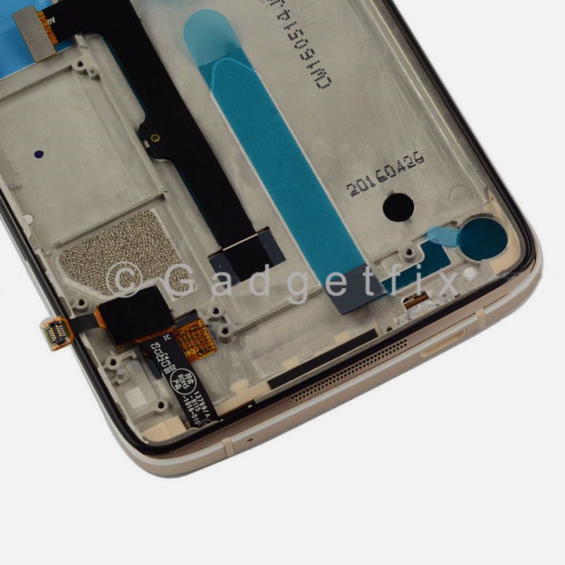 USA Gold Alcatel One Touch Idol 4 6055Y 6055K 6055B 6055U 6055P LCD Touch Digitizer Assembly Frame