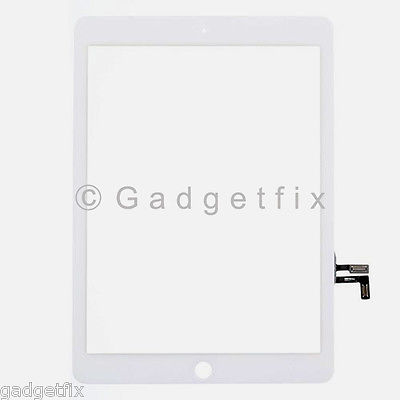 White Digitizer Touch Screen Top Outer Glass Panel Lens for iPad Air 1st Gen