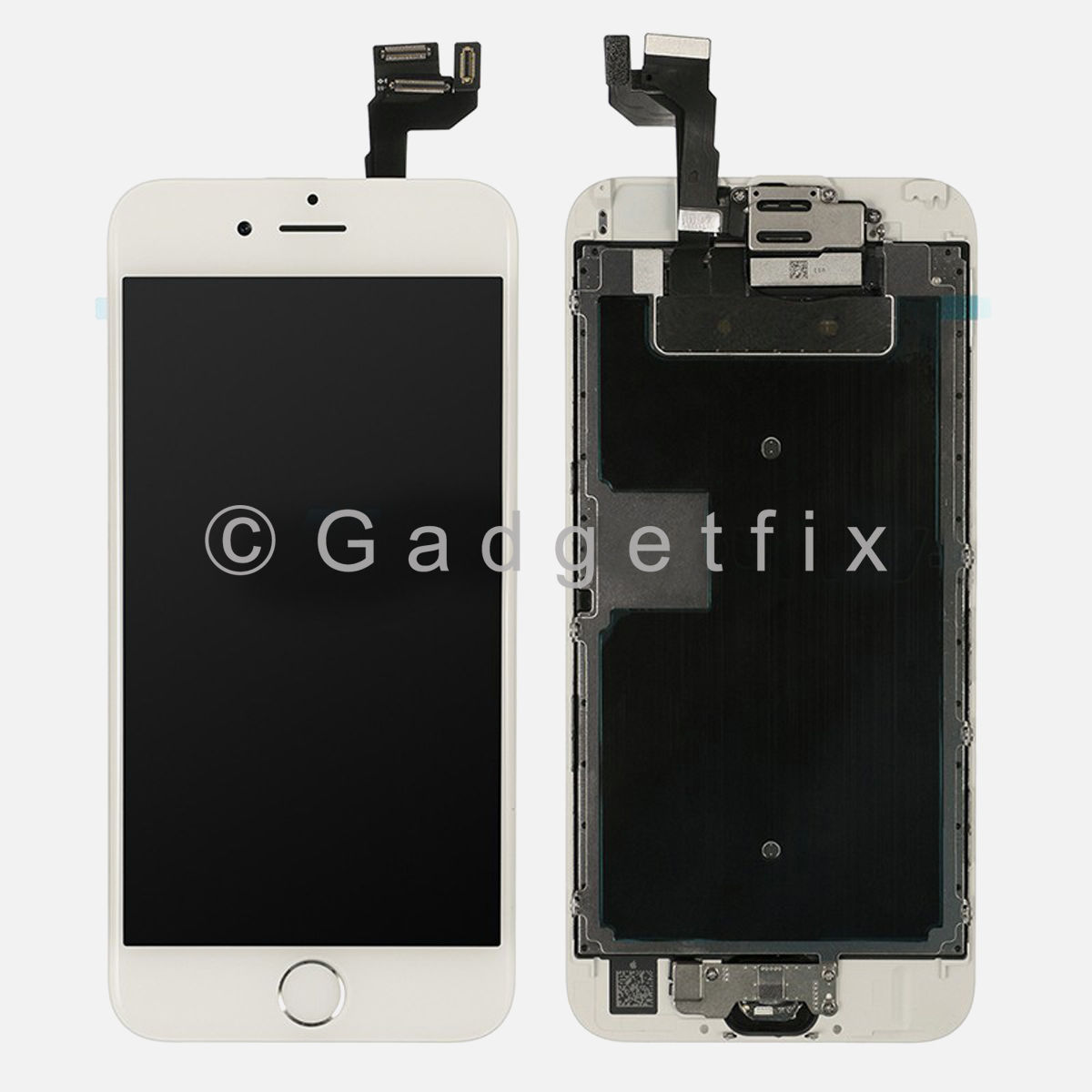 White LCD Screen Touch Screen Digitizer + All Parts + Frame for Iphone 6S