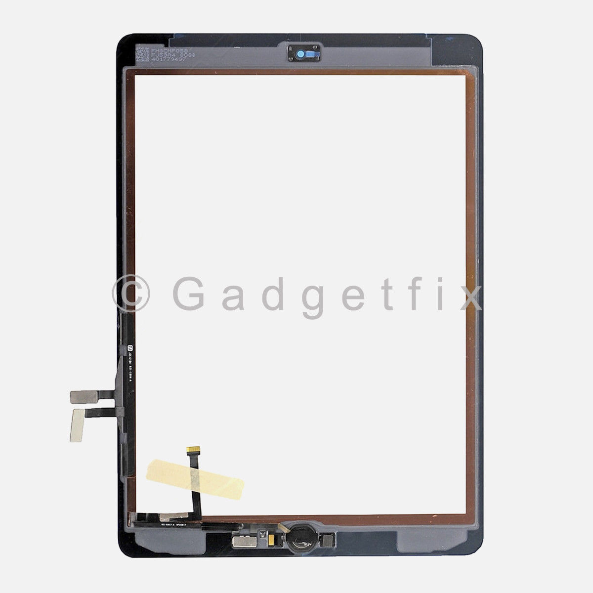 Premium White Touch Screen Digitizer + Silver Home Button for iPad 5 | 5th Gen 9.7" (2017) 