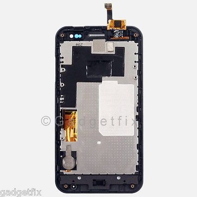 USA ZTE Engage V8000 LCD Display Touch Screen Digitizer Glass + Frame Assembly