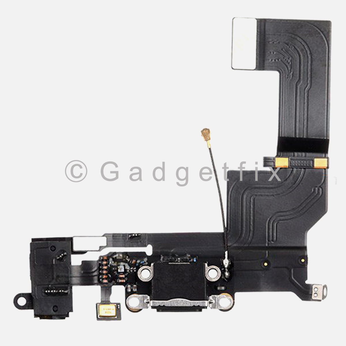 USB Charging Charger Port Dock Headphone Audio Jack Mic Flex Cable for Iphone 5S