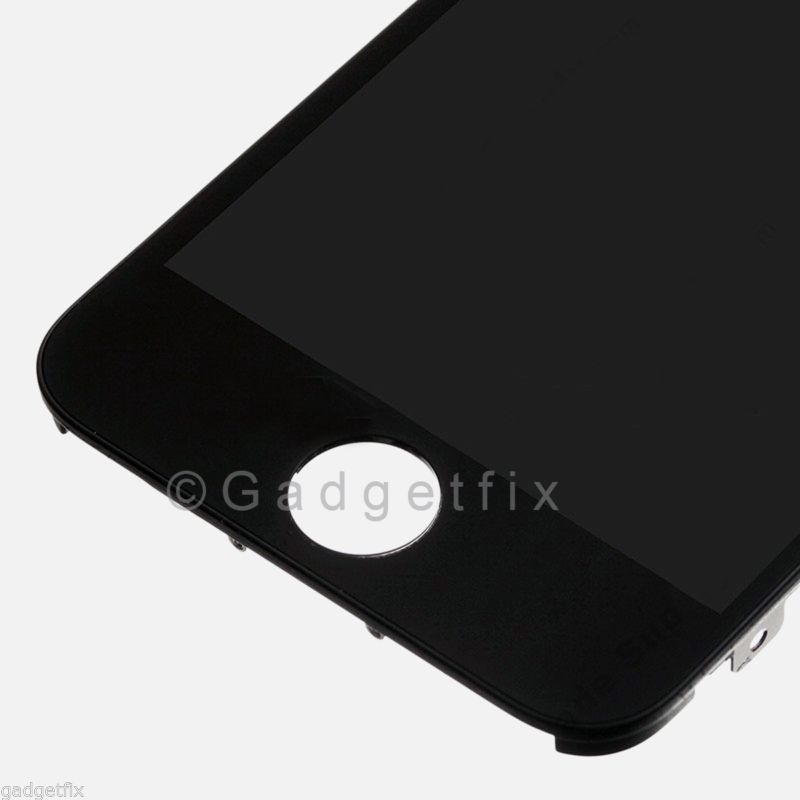 Black Front Housing LCD Display Touch Digitizer Screen Assembly for iphone 5C