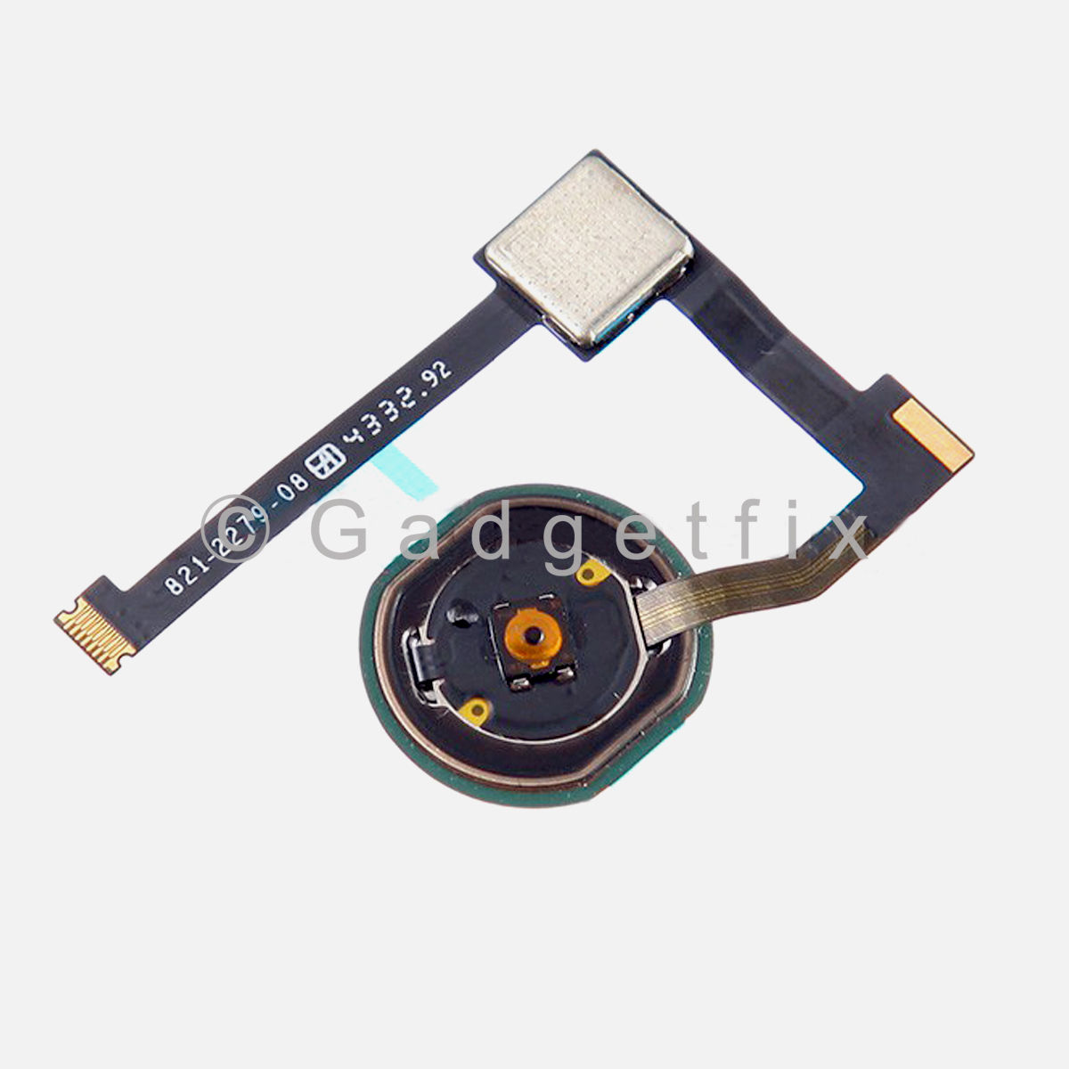 Black Home Menu Button Flex Cable Replacement Part for iPad Air 2 A1566 A1567