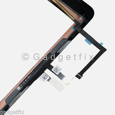 Supreme Black Touch Screen Digitizer W/ Copper Film + Home Button Replacement For iPad Air 