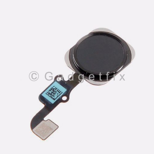 Black iPhone 6 Flex Cable + Fingerprint Touch ID Sensor Home Button Connector
