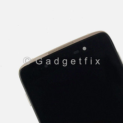 Gold Display LCD Touch Screen Digitizer Glass + Frame For Blackberry DTEK50