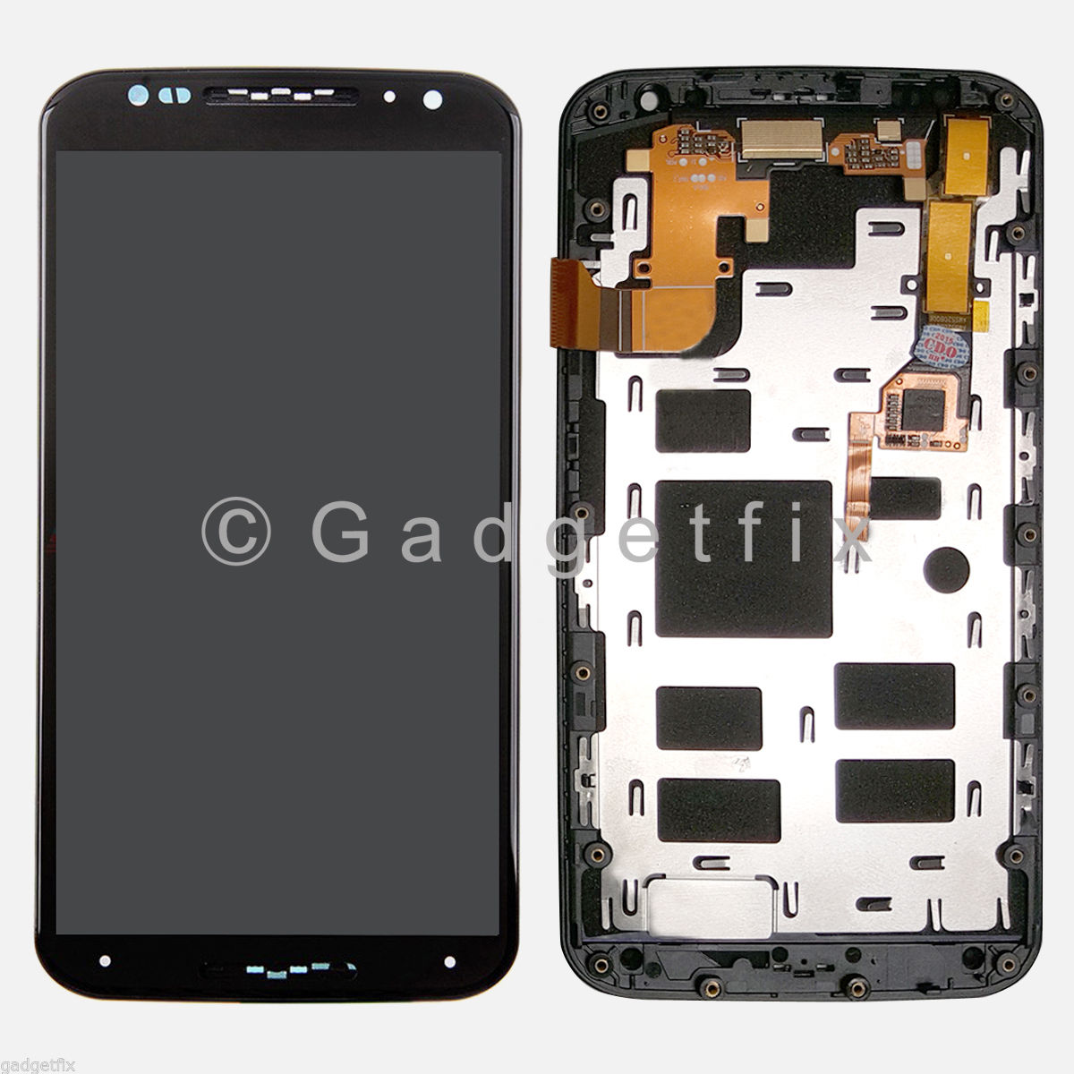LCD Touch Screen Digitizer + Frame Bezel For Motorola Moto X 2nd Gen 2014 XT1096