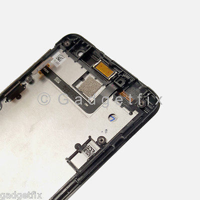 US New Asus PadFone X Mini T00S LCD Screen Digitizer Touch Panel Glass + Frame