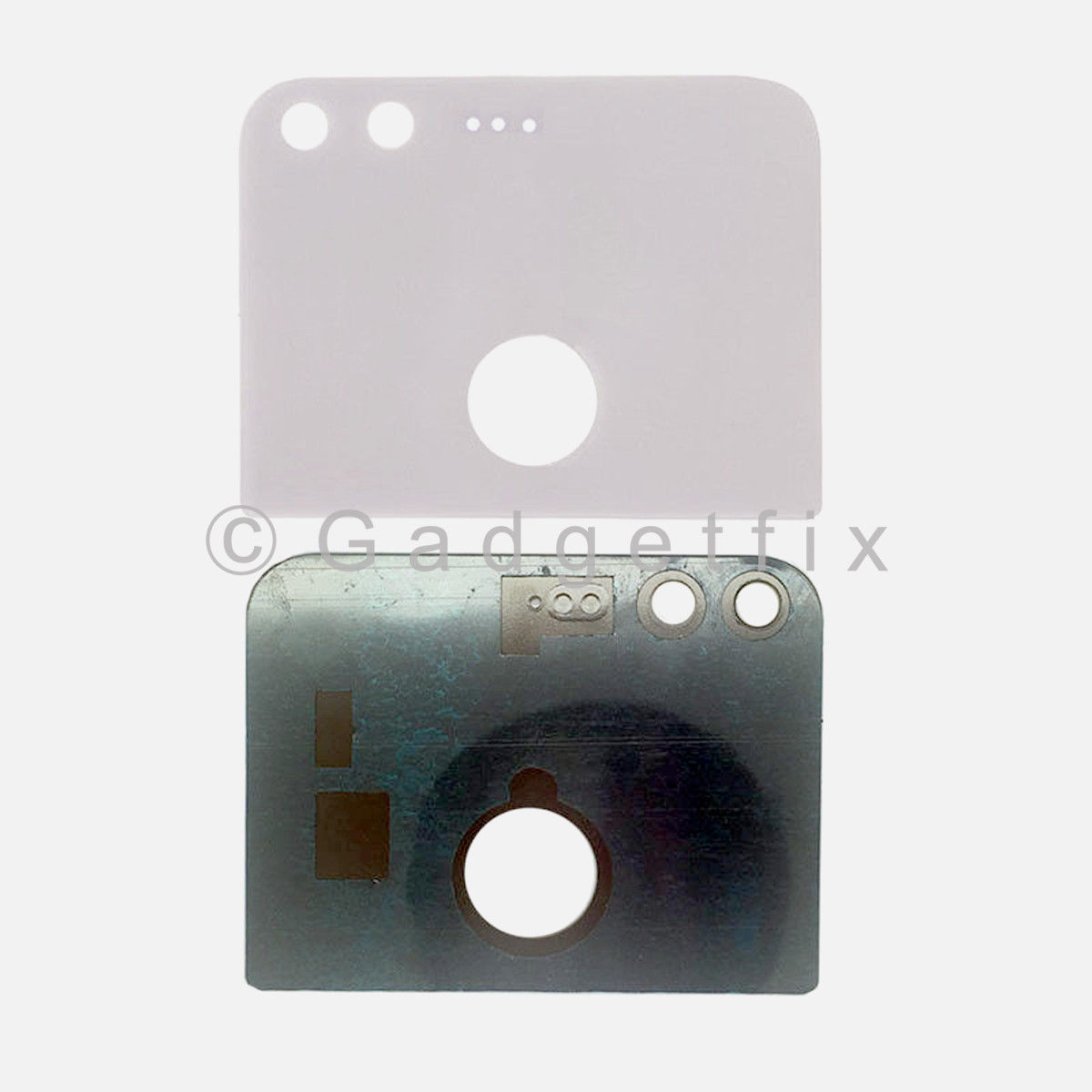 White Back Camera Glass Lens Cover With Adhesive For Google Pixel XL 5.5"