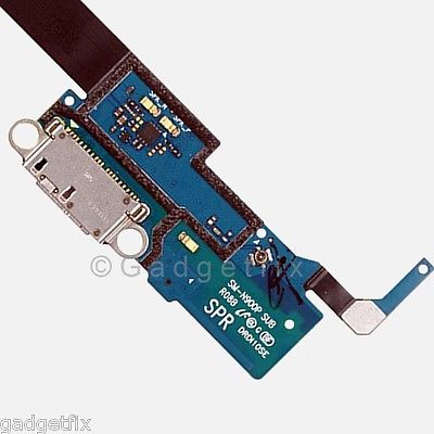 US Samsung Galaxy Note 3 N900P USB Flex Cable Charger Charging Dock Port + Mic