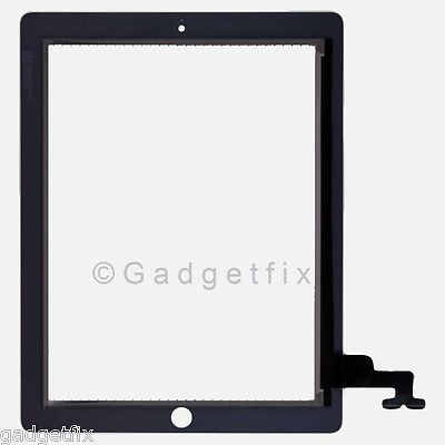 White Outer Glass Touch Screen Digitizer Part for iPad 2 2nd Gen Generation