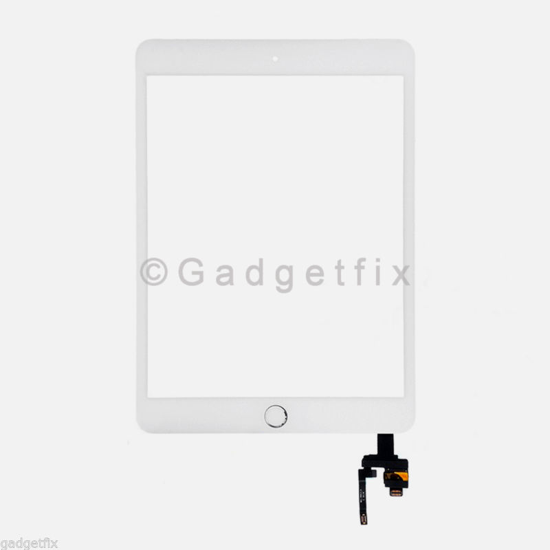 White Touch Screen Digitizer IC Board Home Button for Ipad Mini 3 3rd Gen A1599 A1600