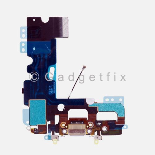 White iPhone 7 Charging Charger Port Flex Cable Mic Antenna Replacement Parts