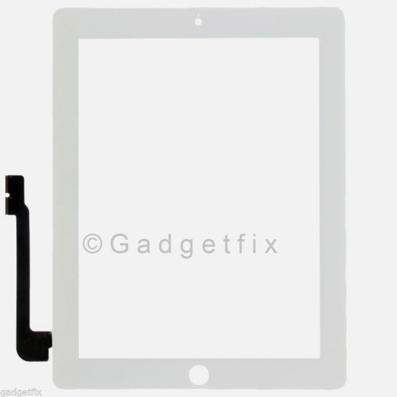 iPad 4 4th Gen Generation Compatible Touch Screen Panel Glass Digitizer White