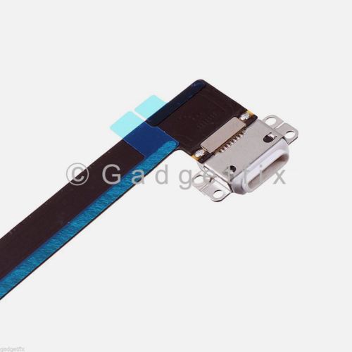White Apple iPad Air 2 Charger Charging Port Dock Flex Cable Lightning Connector