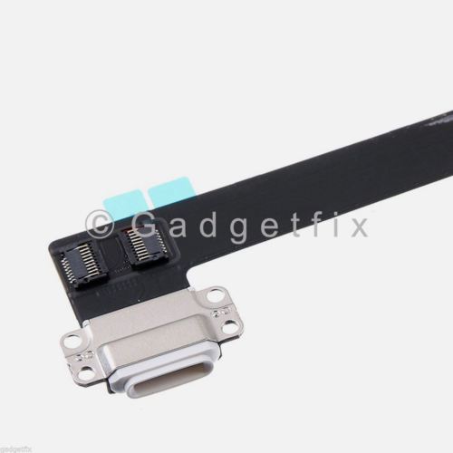 White Apple iPad Air 2 Charger Charging Port Dock Flex Cable Lightning Connector